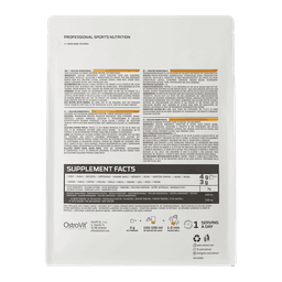 Imagine cu informatiile nutritive ale Creatina