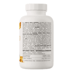 Imagine cu informatiile nutritive ale Vitamina D3