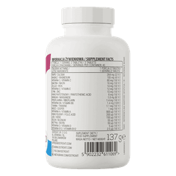 Imagine cu informatiile nutritive ale Multivitamin